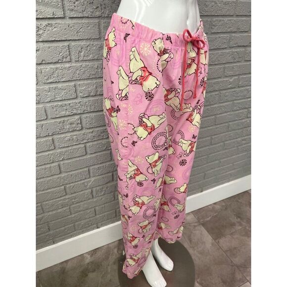 Disney Winnie The Pooh Women's Pink Lounge/ Pajama Pant Size M - Picture 4 of 7